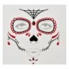 Spirit Halloween Sugar Skull Face Decal