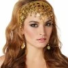 Spirit Halloween Goldtone Fortune Teller Headpiece
