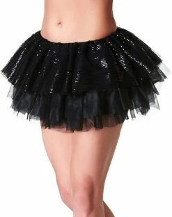 Spirit Halloween Black Sequin Tutu