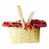Spirit Halloween Red and White Gingham Basket