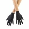 Spirit Halloween Kids Short Black Gloves