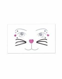 Spirit Halloween Black Cat Child Face Decal
