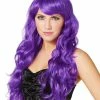 Spirit Halloween Purple Curls Wig