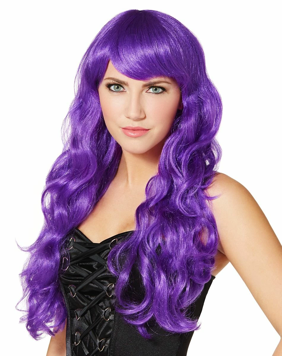 Spirit Halloween Purple Curls Wig 1 Spirit Halloween Purple Curls Wig