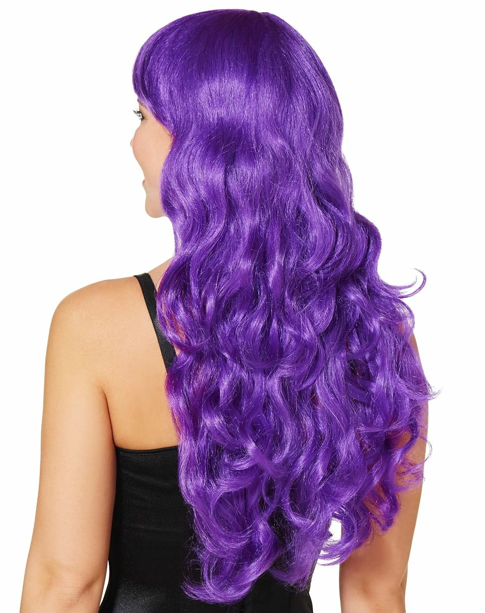 Spirit Halloween Purple Curls Wig 2 Spirit Halloween Purple Curls Wig - Image 2