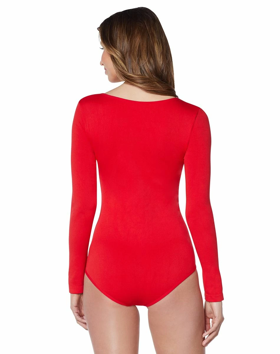 Spirit Halloween Long Sleeve Red Bodysuit 2 Spirit Halloween Long Sleeve Red Bodysuit - Image 2