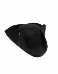 Spirit Halloween Black Tri Point Pirate Hat - Deluxe