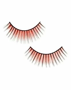 Spirit Halloween Orange Two Tone False Eyelashes