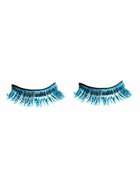 Spirit Halloween Turquoise Tinsel False Eyelashes 1 Spirit Halloween Turquoise Tinsel False Eyelashes