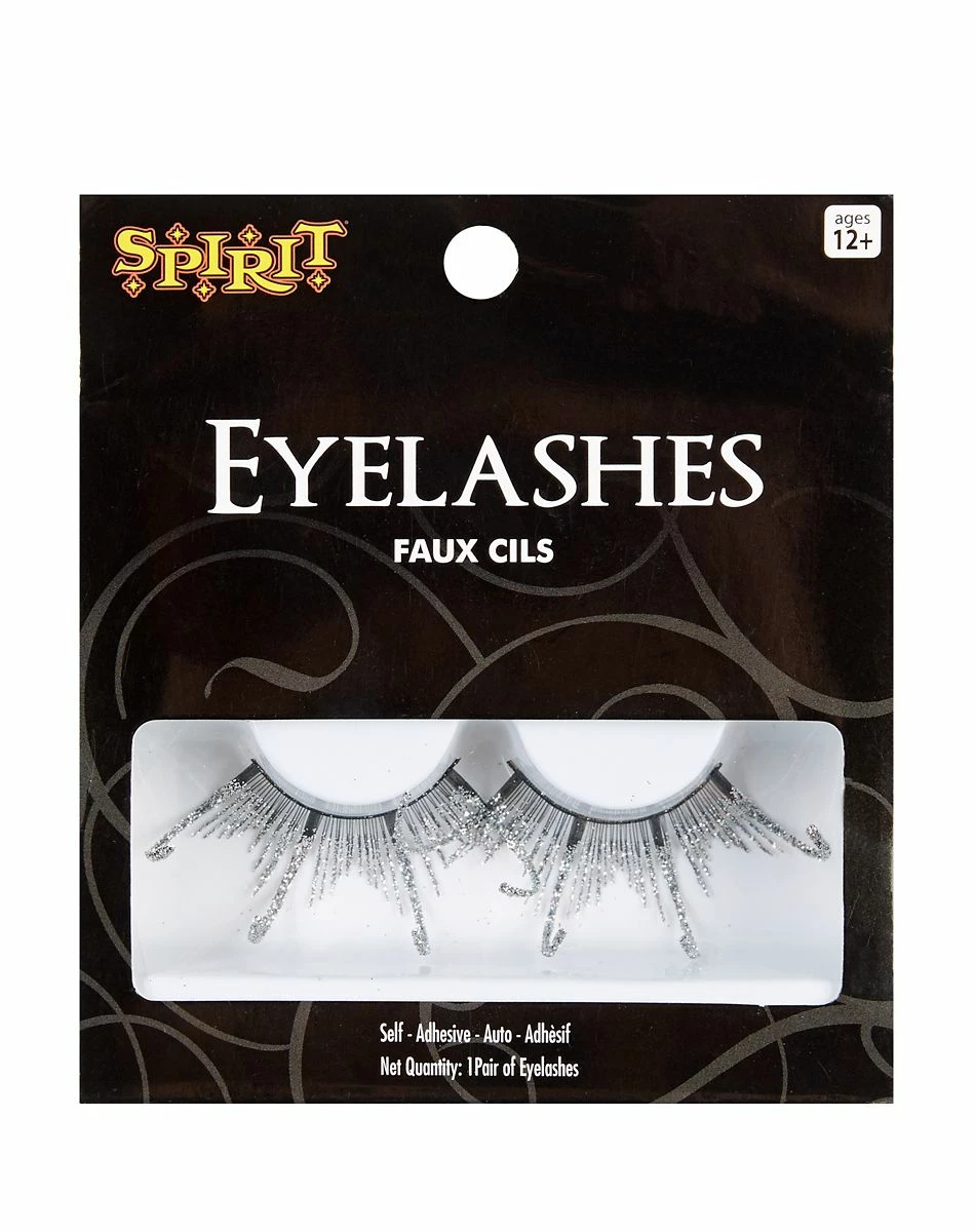 Spirit Halloween Black Glam Glitter False Eyelashes 2 Spirit Halloween Black Glam Glitter False Eyelashes - Image 2