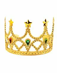 Spirit Halloween Sparkling Gold Tiara
