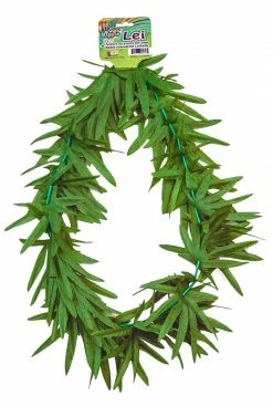 Spirit Halloween Hippie Weed Leaf Lei