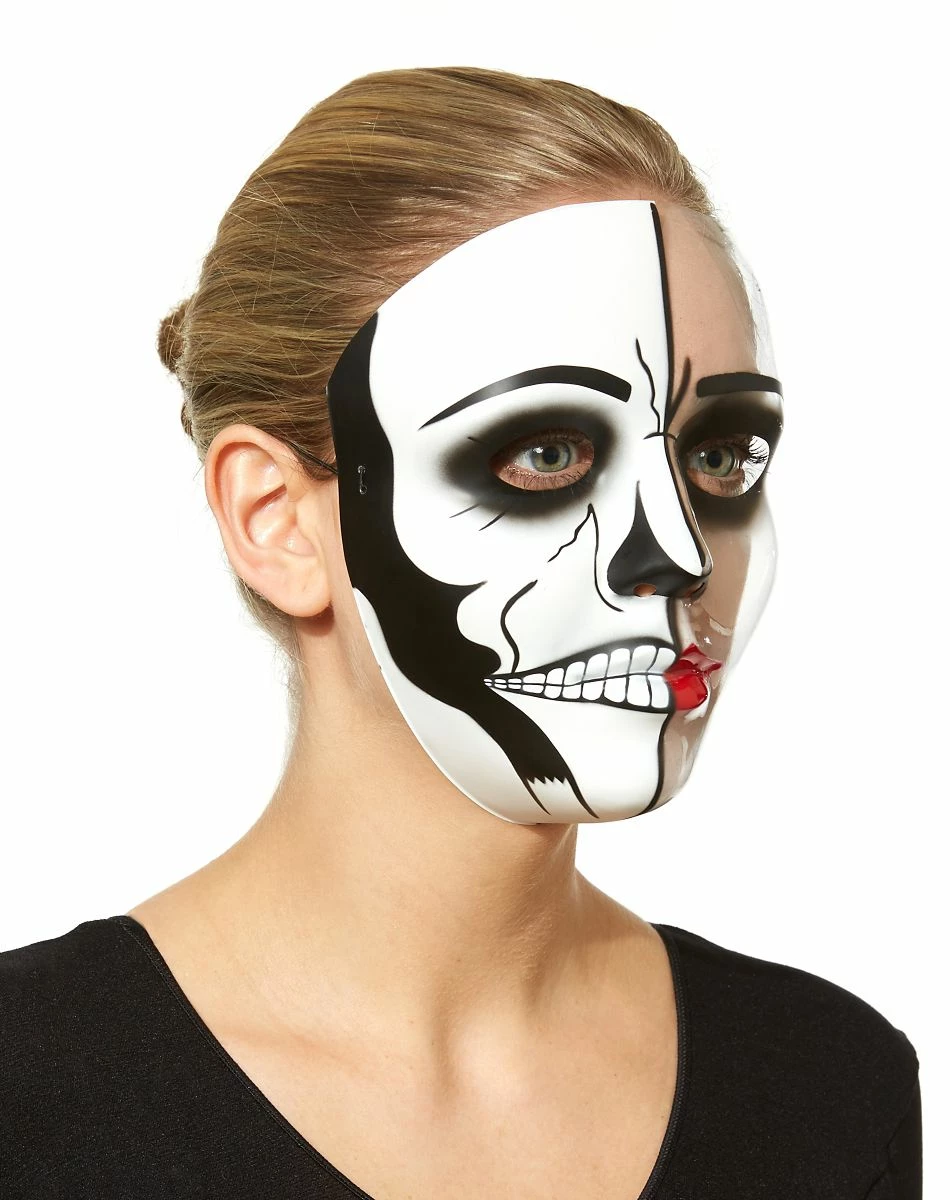Spirit Halloween Skeleton Half Mask 2 Spirit Halloween Skeleton Half Mask - Image 2