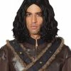 Spirit Halloween Black Medieval Wig