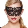Spirit Halloween Lace Eye Half Mask
