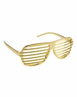 Spirit Halloween Gold Pimp Slot Glasses -Halloween ACCESSORIES store 01272525 b