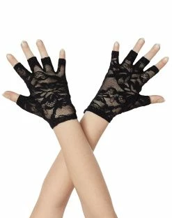 Spirit Halloween Kids Black Lace Glove