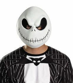 Spirit Halloween Jack Skellington Half Mask - The Nightmare Before Christmas