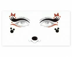 Spirit Halloween Minnie Mouse Face Tattoo Decals - Disney