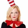 Spirit Halloween Cat in the Hat Mini Hat Fascinator - Dr. Seuss