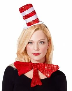 Spirit Halloween Cat in the Hat Mini Hat Fascinator - Dr. Seuss