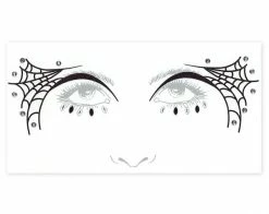 Spirit Halloween Spider Web Face Tattoo Decal