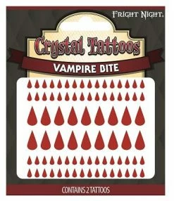 Spirit Halloween Vampire Bite Temporary Tattoos