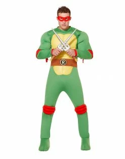 Spirit Halloween Adult Raphael Costume Deluxe - TMNT