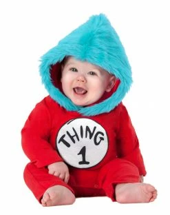 Spirit Halloween Baby Thing 1 and Thing 2 Costume - Dr. Seuss