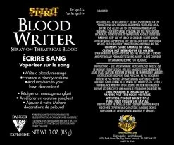 Spirit Halloween Spray-On Theatrical Blood -Halloween ACCESSORIES store 01296797 b