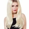 Spirit Halloween Blonde Black Roots Wig