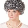 Spirit Halloween Curly Old Woman Wig