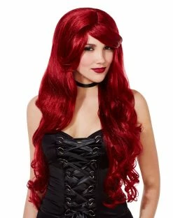 Spirit Halloween Lethal Bombshell Red Wig