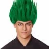 Spirit Halloween Spiked Green Wig