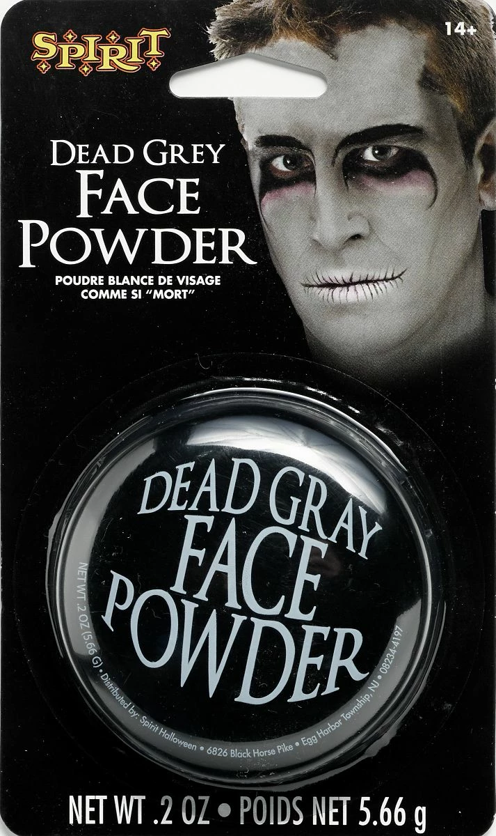 Spirit Halloween Gray Face Powder 1 Spirit Halloween Gray Face Powder