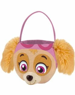 Spirit Halloween Skye Faux Fur Plush Bucket - PAW Patrol
