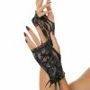 Spirit Halloween Black Lace Glovettes