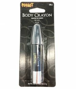 Spirit Halloween Black Body Crayon