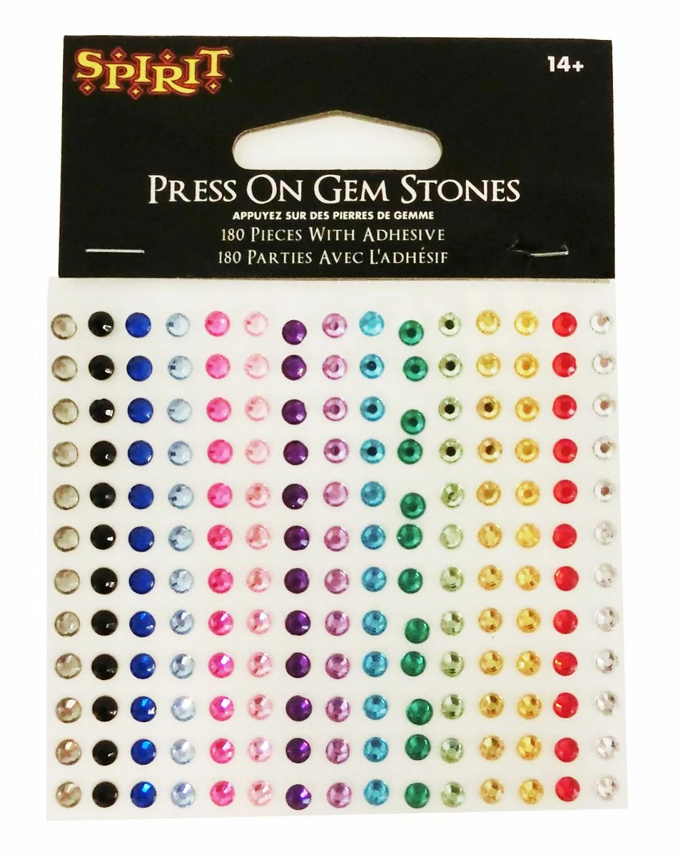 Spirit Halloween Rainbow Rhinestone 180 Piece Set 1 Spirit Halloween Rainbow Rhinestone 180 Piece Set