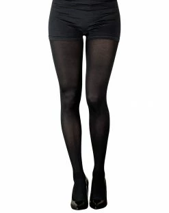 Spirit Halloween Opaque Tights - Black -Halloween ACCESSORIES store 01307669 a