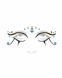 Spirit Halloween Egyptian Cleo Face Decal