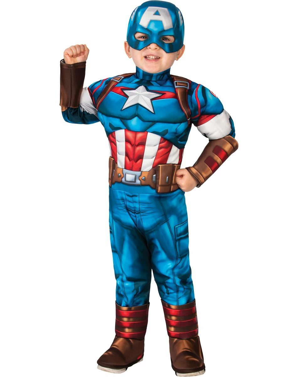 Spirit Halloween Toddler Captain America One Piece Costume - Marvel 1 Spirit Halloween Toddler Captain America One Piece Costume - Marvel
