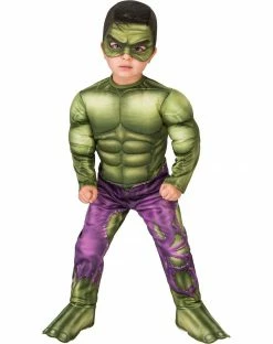 Spirit Halloween Toddler Hulk Muscle One Piece Costume - Marvel