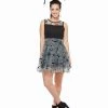 Spirit Halloween Black Bat and Spider Dress