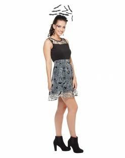 Spirit Halloween Black Bat and Spider Dress 6 Spirit Halloween Black Bat and Spider Dress -Halloween ACCESSORIES store 01314863 c