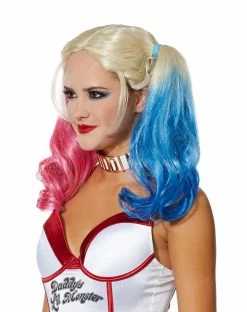 Spirit Halloween Harley Quinn Wig - Suicide Squad -Halloween ACCESSORIES store 01320514 c