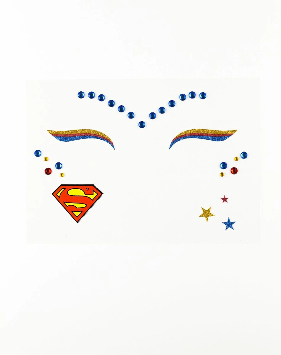 Spirit Halloween Supergirl Face Decal - DC Comics 2 Spirit Halloween Supergirl Face Decal - DC Comics - Image 2