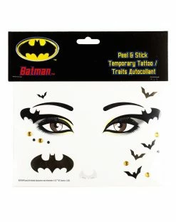 Spirit Halloween Batman Gold Face Decal - DC Comics