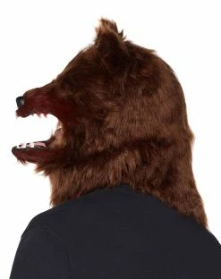 Spirit Halloween Adult Moving Mouth Wolf Full Mask -Halloween ACCESSORIES store 01321033 d