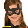 Spirit Halloween Kids Glitter Batgirl Half Mask – DC Comics